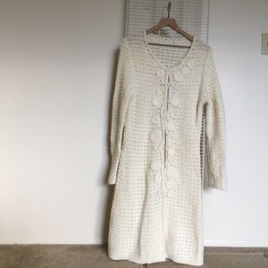 Gaby & Eden Long Knit Cardigan (S)